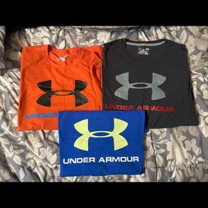 Lot of 3 Men’s Under Armour shirts